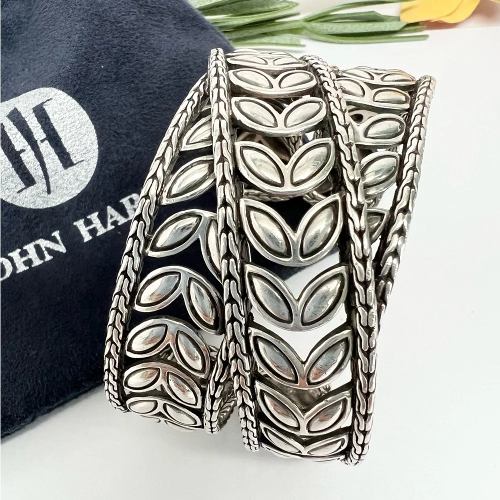 John Hardy Kawung Wide Cuff Bracelet .925